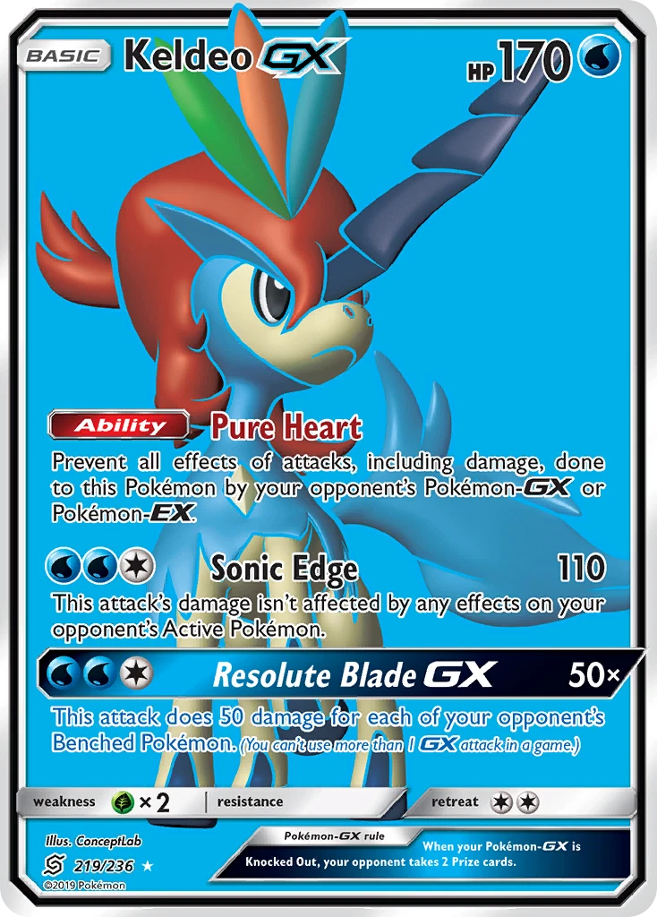 Keldeo-GX, 219/236