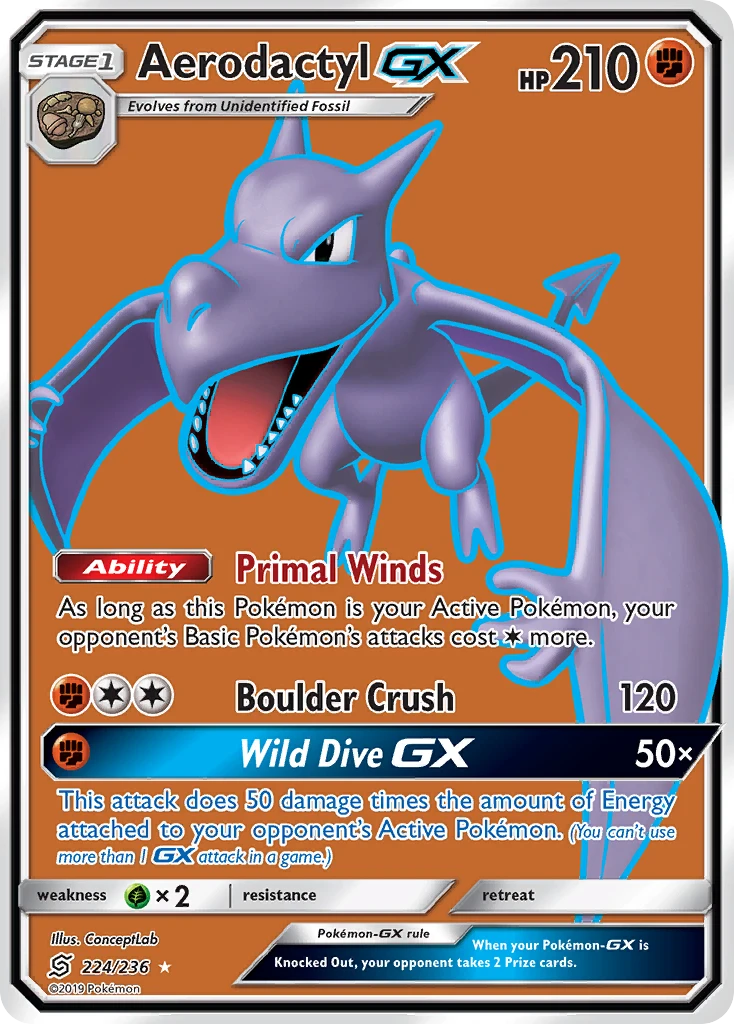 Aerodactyl-GX, 224/236