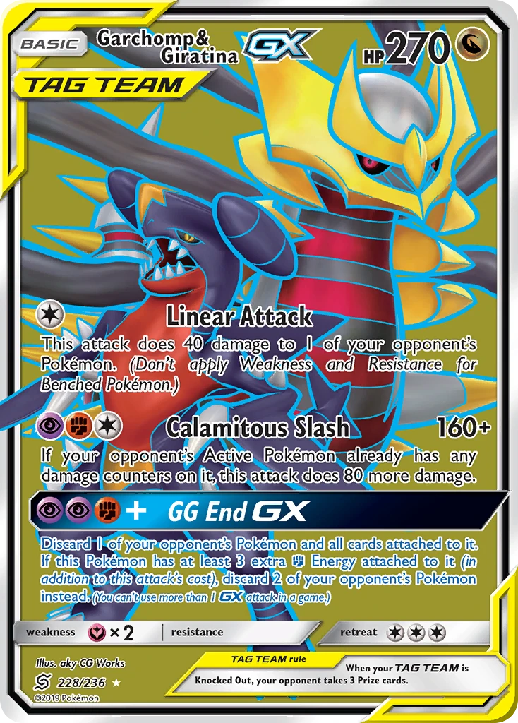 Garchomp & Giratina-GX, 228/236