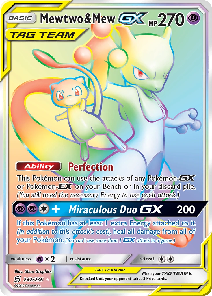 Mewtwo & Mew-GX, 242/236