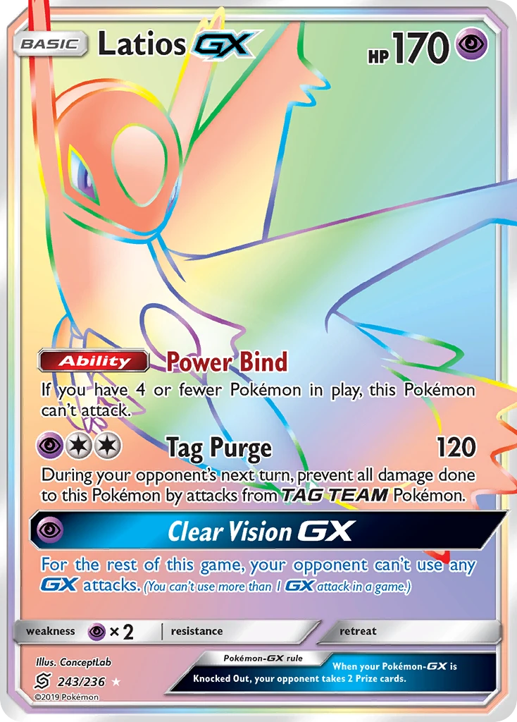 Latios-GX, 243/236