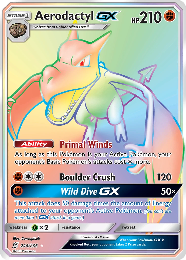 Aerodactyl-GX, 244/236