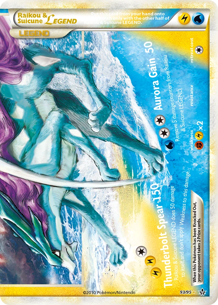 Raikou & Suicune LEGEND, 093/095