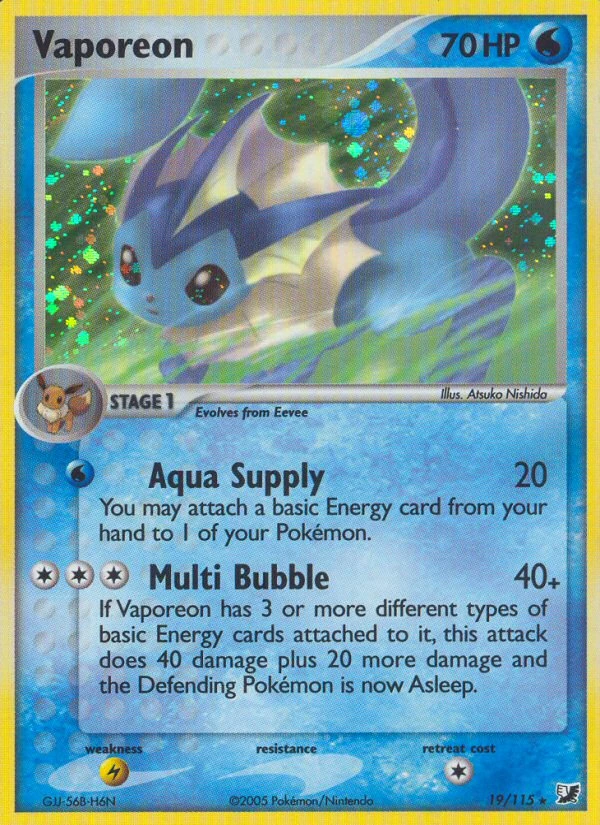 Vaporeon, 19/115