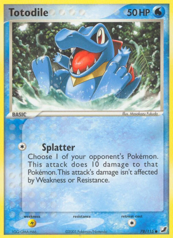 Totodile, 78/115