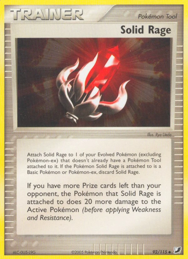 Solid Rage, 92/115