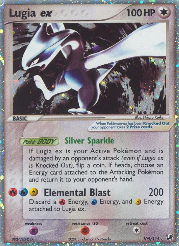 Lugia ex, 105/115