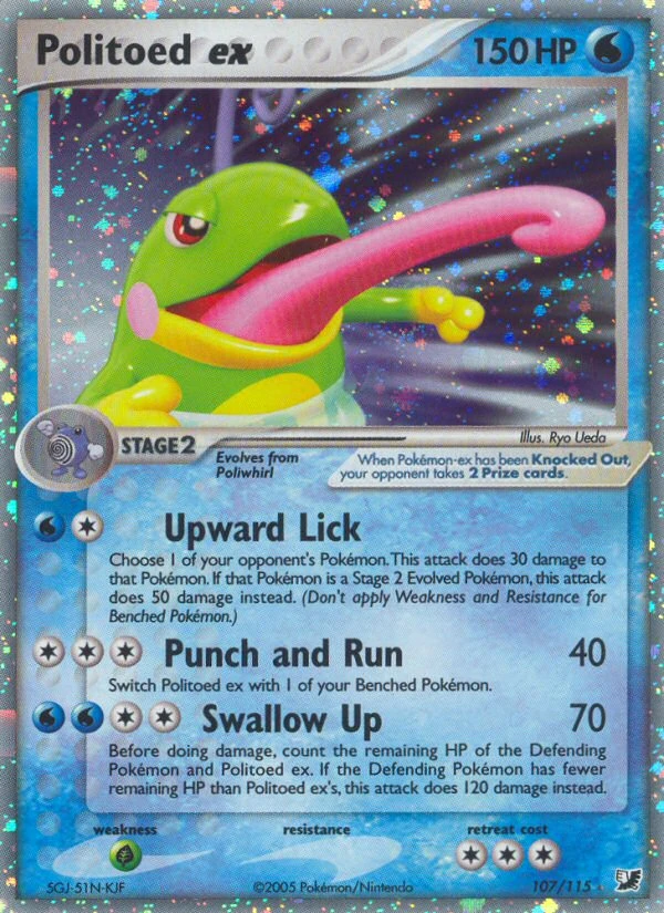 Politoed ex, 107/115