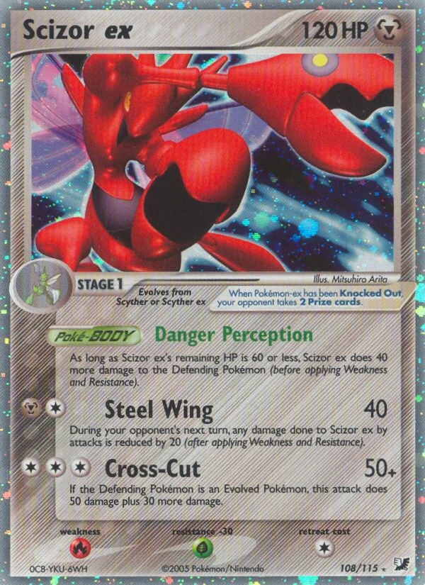 Scizor ex, 108/115