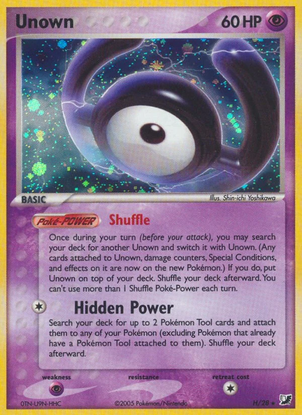 Unown, H/115