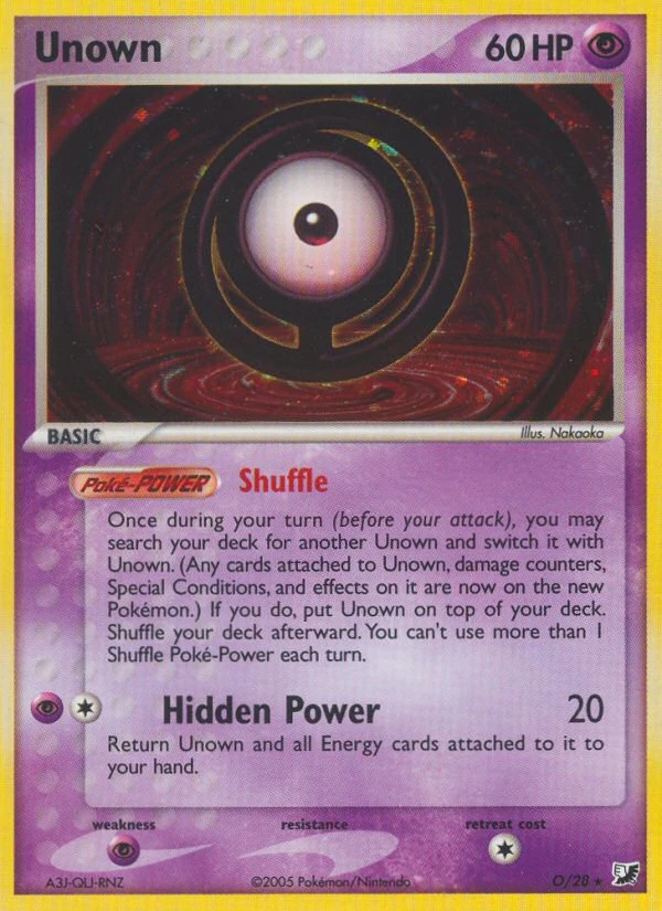 Unown, O/115