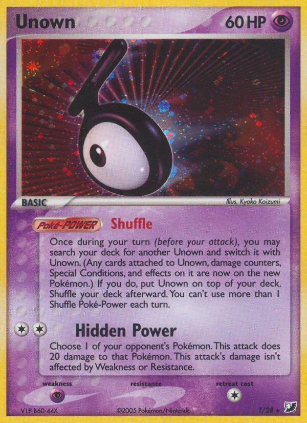 Unown, T/115