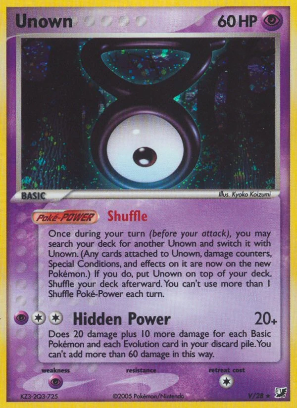 Unown, V/115
