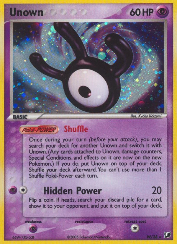 Unown, W/115