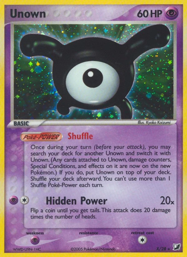 Unown, X/115