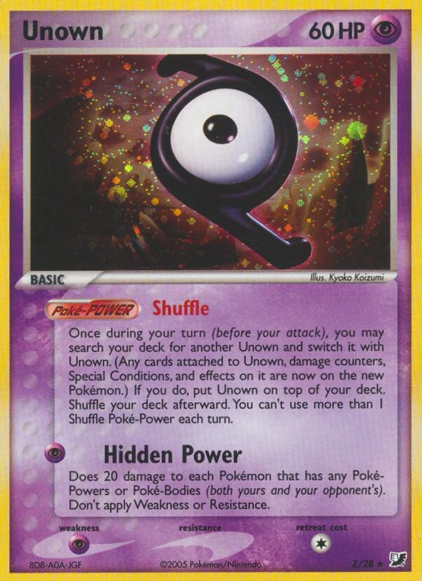 Unown, Z/115
