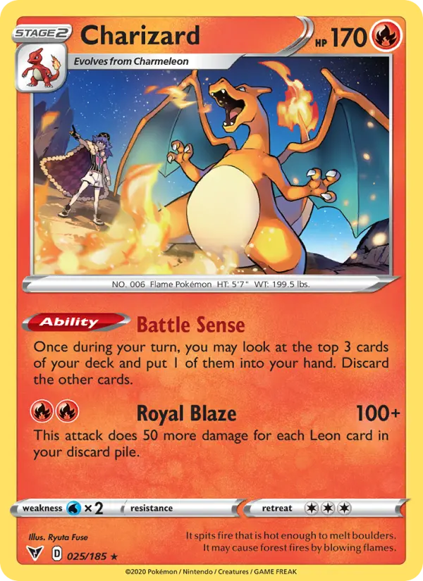 Charizard, 025/185