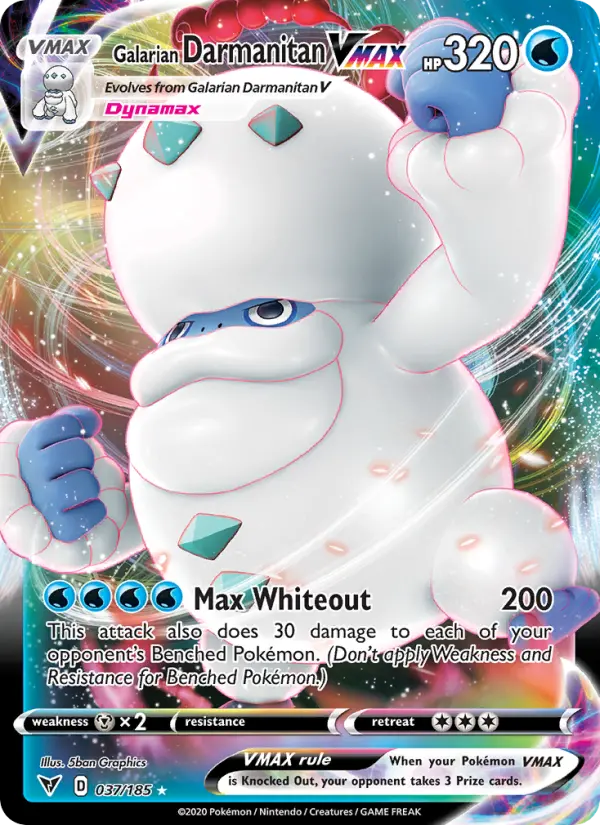 Galarian Darmanitan VMAX, 037/185