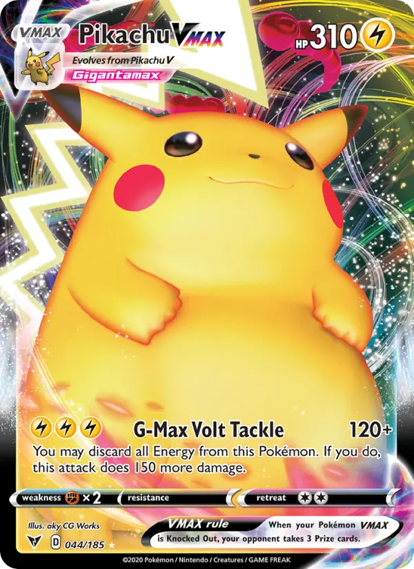 Pikachu VMAX, 044/185
