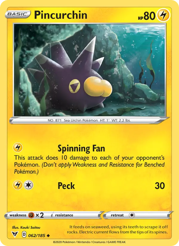 Pincurchin, 062/185