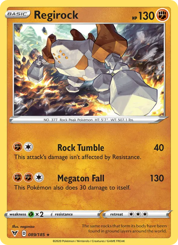Regirock, 089/185