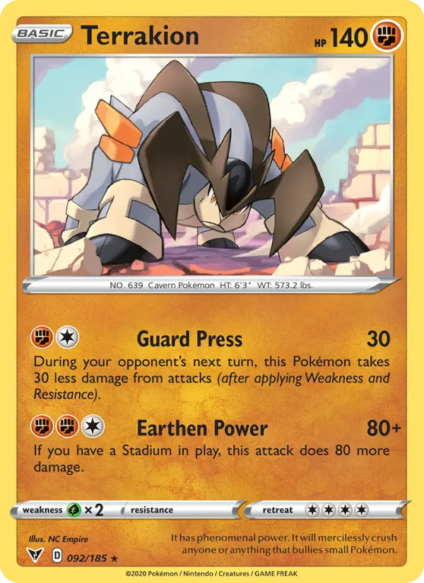 Terrakion, 092/185