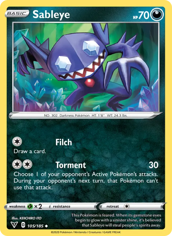 Sableye, 105/185