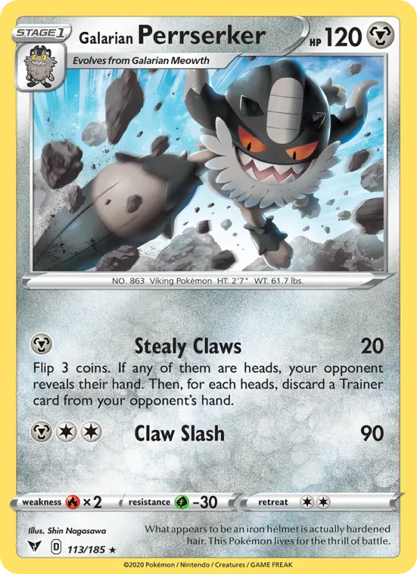 Galarian Perrserker, 113/185