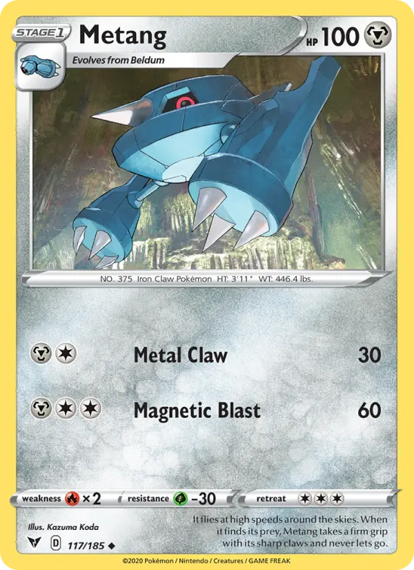 Metang, 117/185