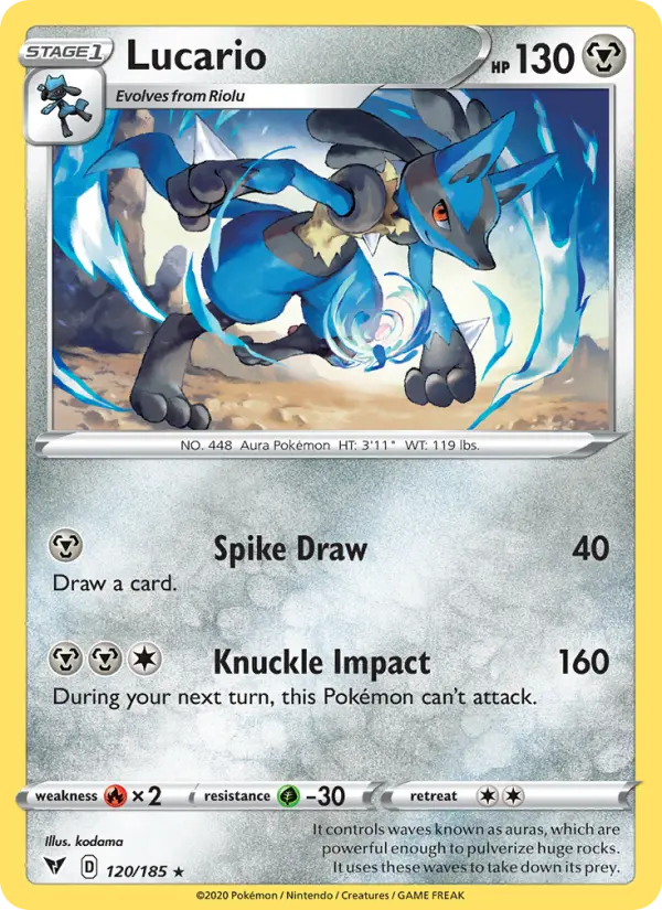 Lucario, 120/185