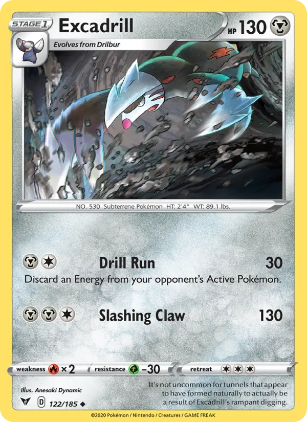 Excadrill, 122/185