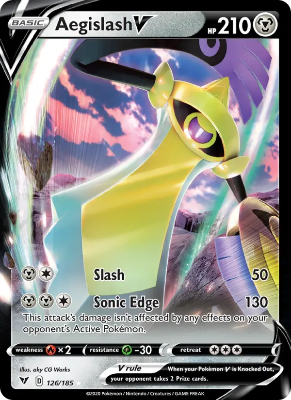 Aegislash V, 126/185