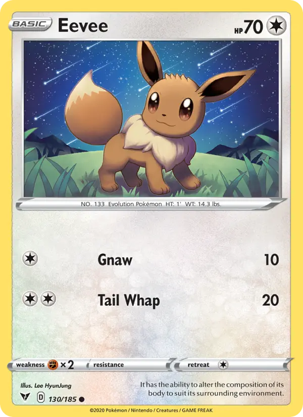 Eevee, 130/185