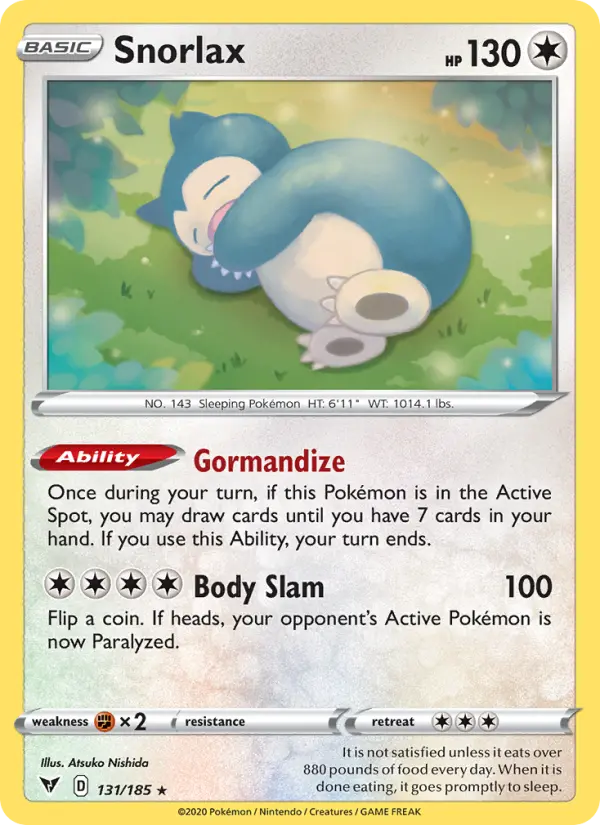 Snorlax, 131/185