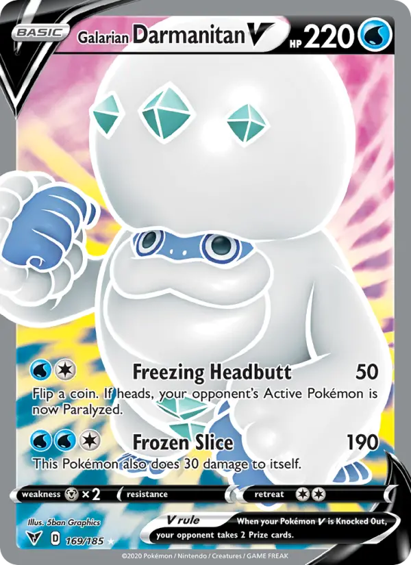 Galarian Darmanitan V, 169/185