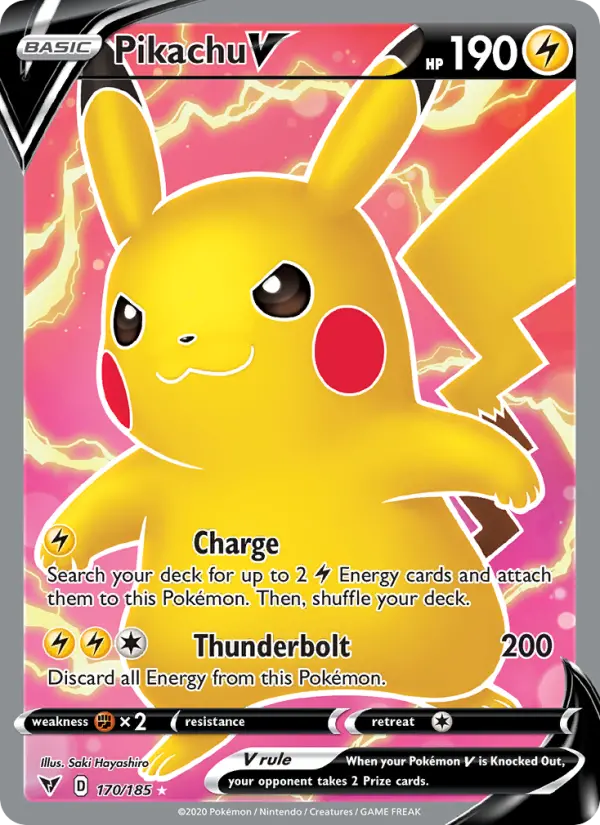 Pikachu V, 170/185
