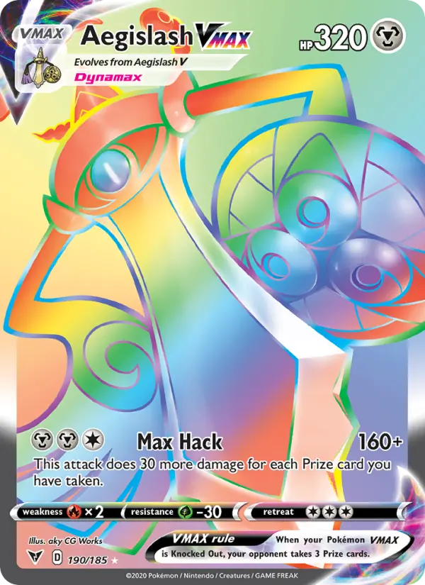 Aegislash VMAX, 190/185