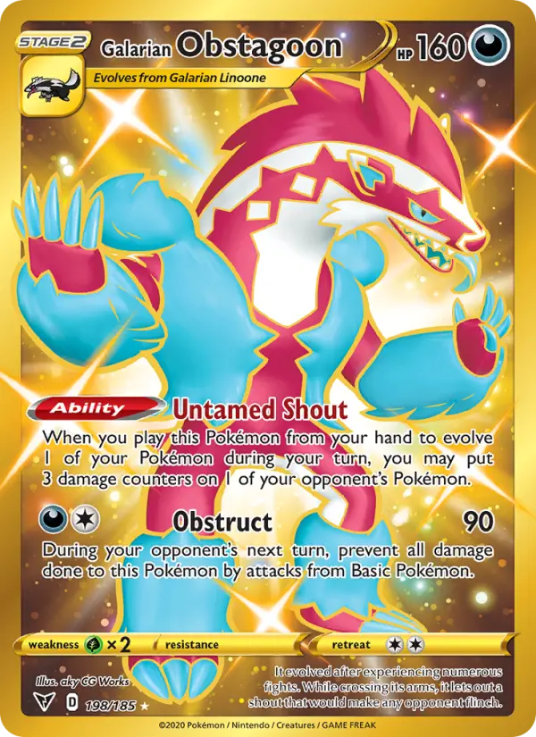 Galarian Obstagoon, 198/185