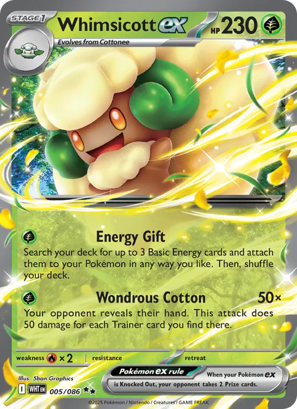 Whimsicott ex, 005/086