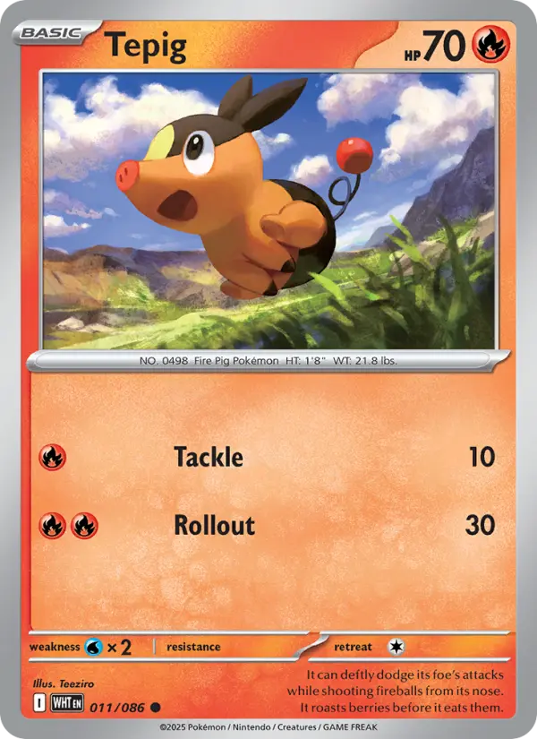 Tepig, 011/086