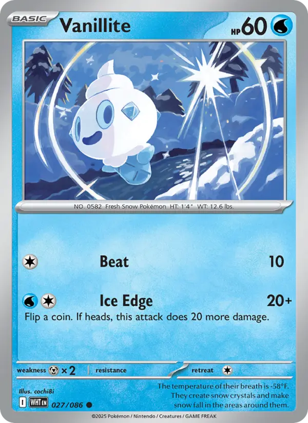 Vanillite, 027/086
