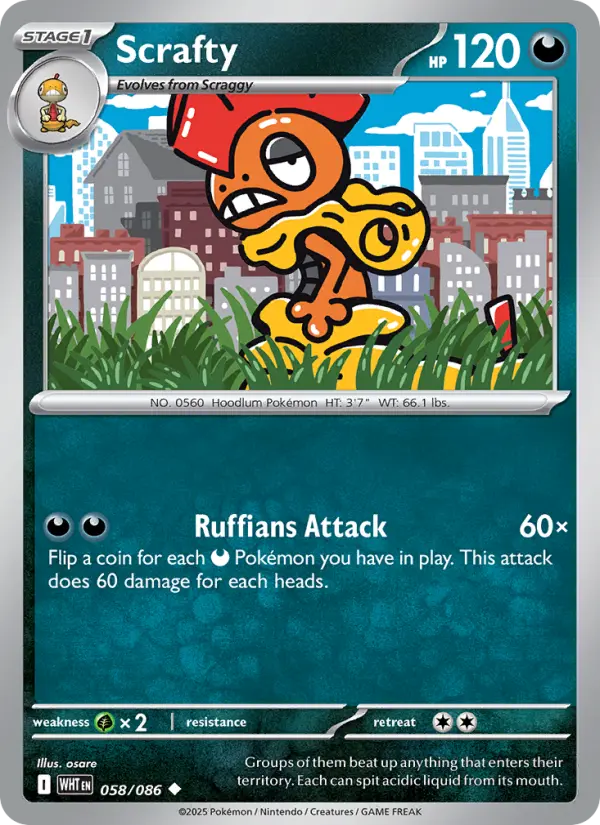 Scrafty, 058/086