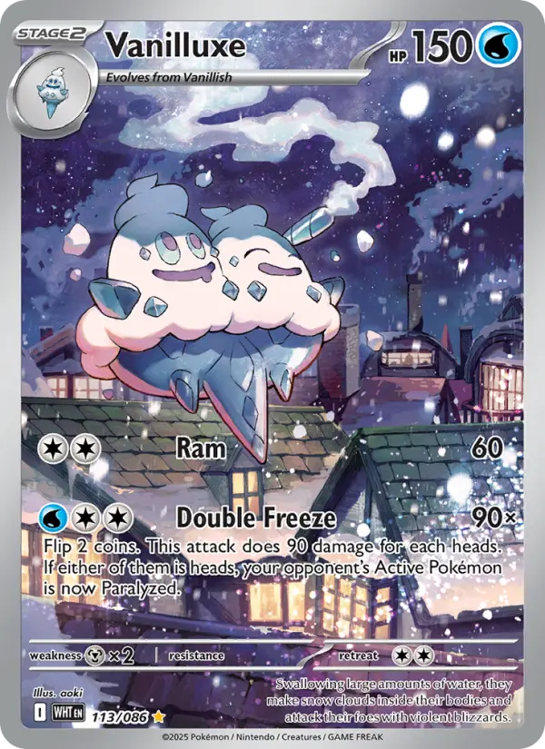 Vanilluxe, 113/086