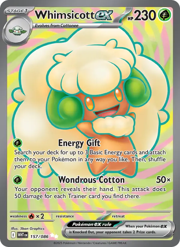Whimsicott ex, 157/086