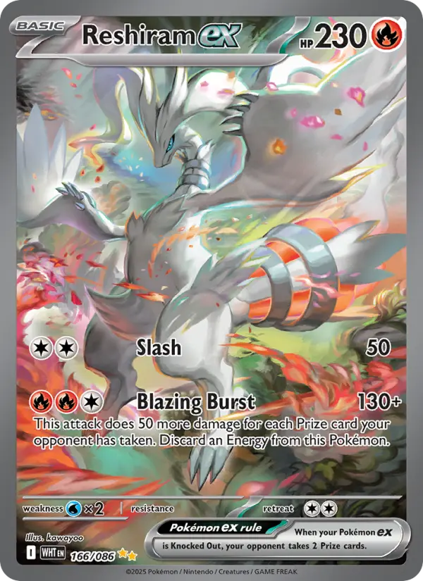 Reshiram ex, 166/086