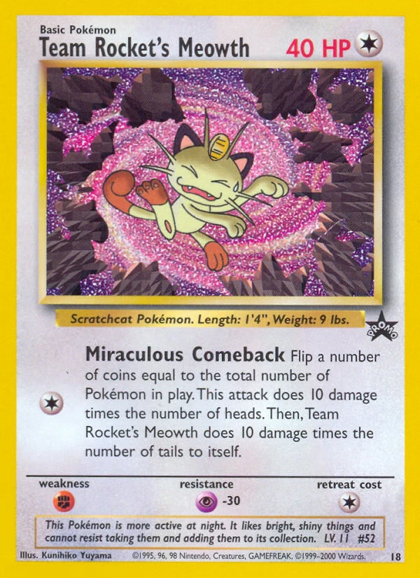 Team Rocket's Meowth, 018/053