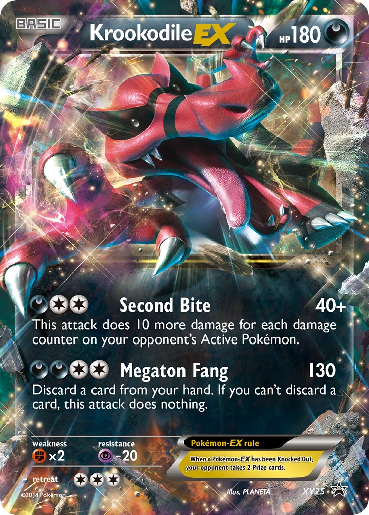 Krookodile-EX, XY25