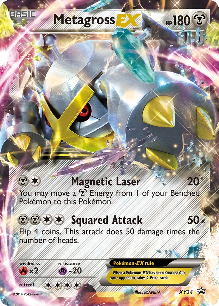 Metagross-EX, XY34