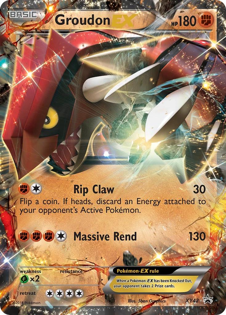 Groudon-EX, XY42
