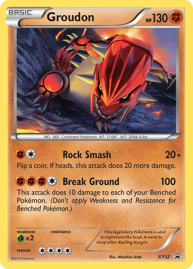 Groudon, XY52